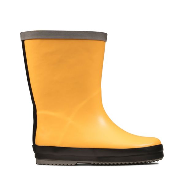 Clarks Girls Tarri Splash Kid Wellies Yellow | CA-6347180